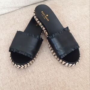Kate Spade Zahara Black Women's Slide Sandals